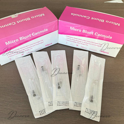 Sterile 22G 50mm 25G 50mm Micro Blunt Cannula Disposable  Blunt Tip Needle Stainless Steel Micro Cannula