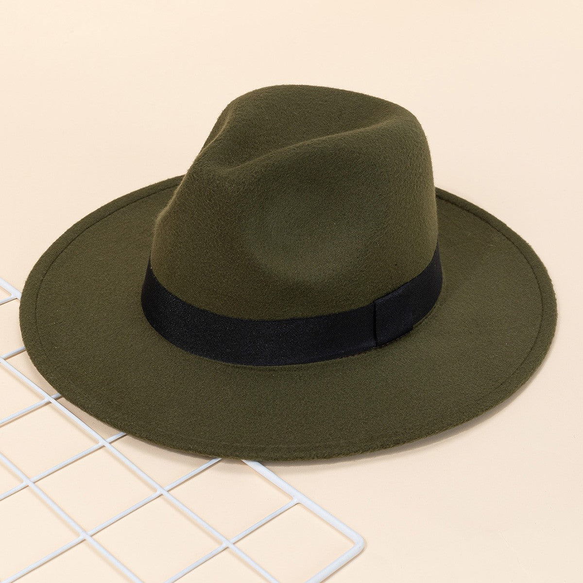 Chapéus de aba grande masculinos e femininos de outono e inverno, chapéus de jazz de lã da moda, cartolas estilo inglês