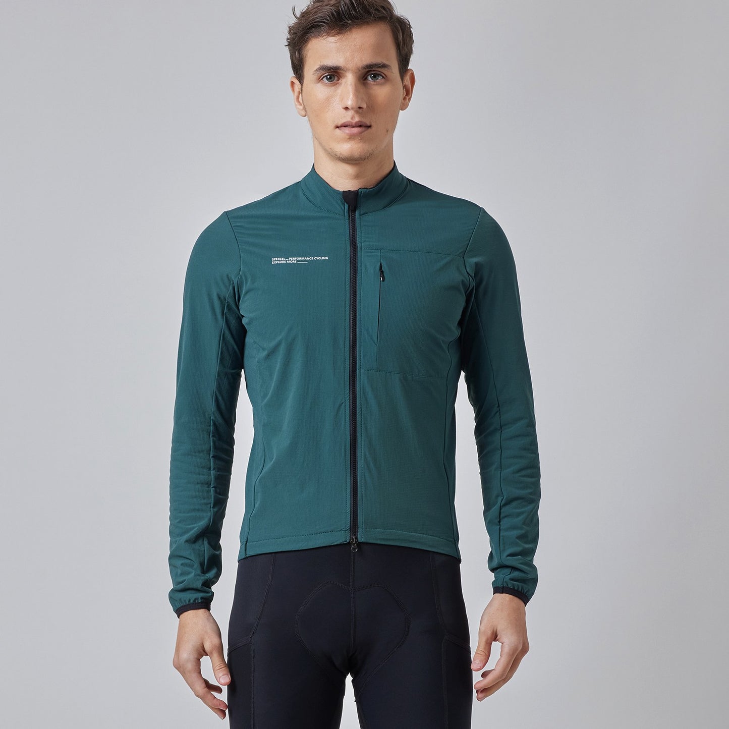 SPEXCEL 22 insulated Jacket Explore 3 Season Windproof And Thermal Fleece Inside Cycling Jacket 2 layer With Chest Pocket