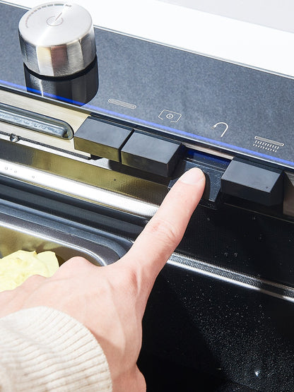 Large 304 Kitchen Sinks 75x45cm Stainless Steel Kitchen Waterfall Sink Digital Display Large Single Sink Dish Washer Faucet