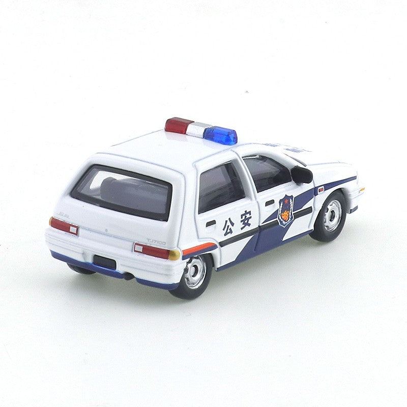 XCARTOYS 1/64 Y58-08 Santana Sedan, Carro de Polícia, Modelo em Miniatura, Modelo de Carro em Liga, Carro de Brinquedo, Segurança Pública