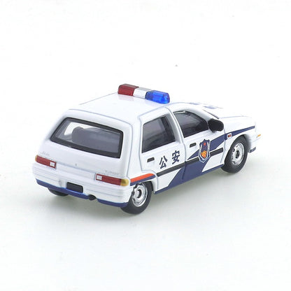 XCARTOYS 1/64 Y58-08 Santana Sedan, Carro de Polícia, Modelo em Miniatura, Modelo de Carro em Liga, Carro de Brinquedo, Segurança Pública