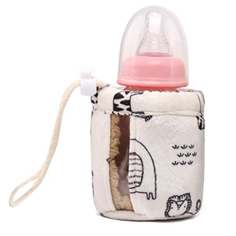 J15U Baby Bottle Bag for Pram Travel Outdoor Baby Feeding Bottle Holder Washable Bottle Thermal Milk Bottle Warmer