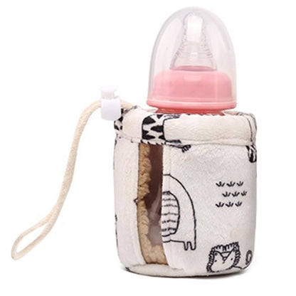 J15U Baby Bottle Bag for Pram Travel Outdoor Baby Feeding Bottle Holder Washable Bottle Thermal Milk Bottle Warmer