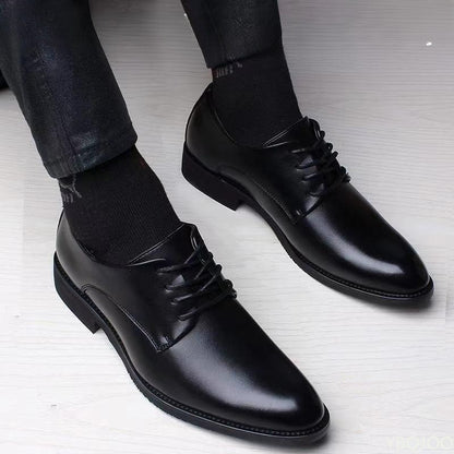 2025 new Fashionable versatile Men Shoes Heightening Shoes Spring  British Casual Business flats Casual comfortable Shoes