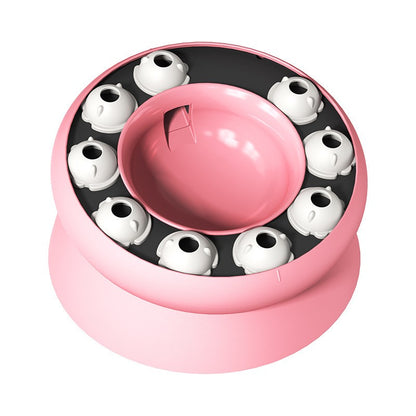 Brinquedo Interativo Multifuncional para Gatos, Quebra-cabeça Popular, Tigela de Comida Lenta com Vazamento, Brinquedos Interativos para Gatos de Estimação