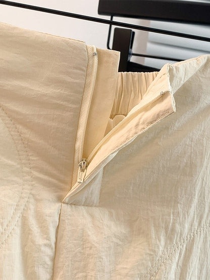 Artistic Long Thiened down Cotton f Skirt plus Size Women's Winter New Sle Fluffy Warm A-Line Skirt Commute Sle