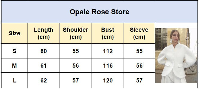 Leisure Solid Color Woolen Short Jacket Women Chic Collar Single Breasted Loose Outerwear Autumn New Daily Commuting Office Coat