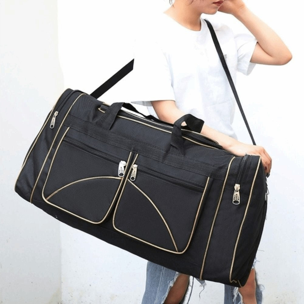 Large Capacity Travel Duffel Bag Waterproof Durable Outdoor Sports Bag Multi-pocket Oxford Cloth Large Travel Bag Gym Workouts