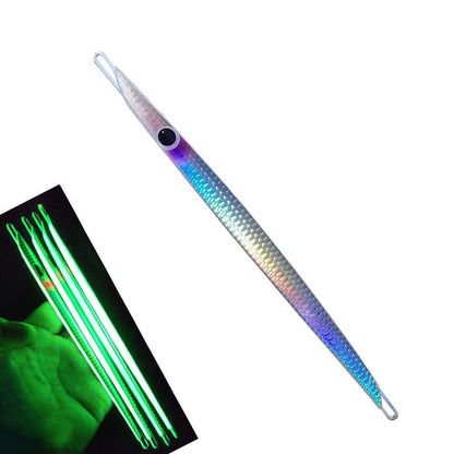 AS Fast JIg Lure Pesca Luminosa Jigs Velocidade de Queda Pescador 80g100g Isca Metálica Dura para Pesca Vertical em Barco Isca Que Afunda Pesca