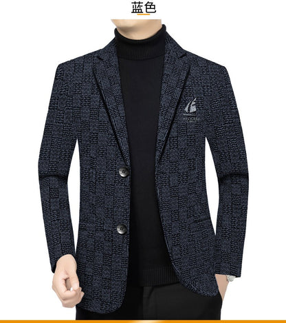 The new Chenier suit is a high-quality men's fashionable business trend stylish suit jacket for spring and autumn