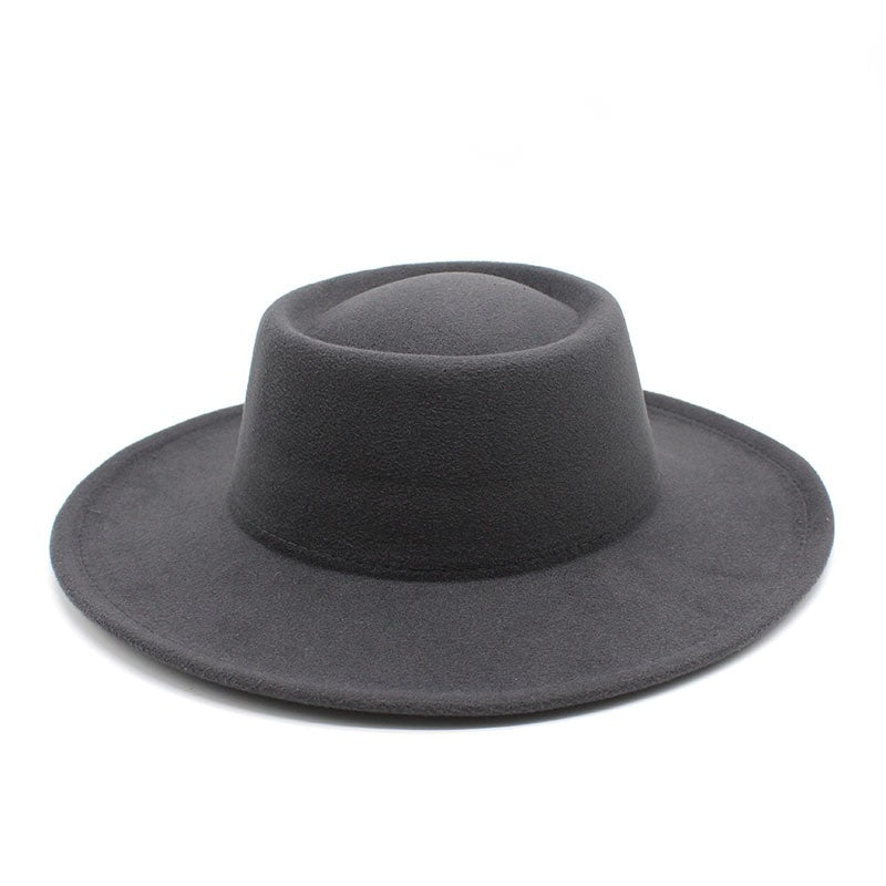 Chapéus Fedora Masculino Feminino Aba Larga 8.5CM Lã Feltro Chapéus Jazz Estilo Britânico 2023 Chapéu Panamá Formal Social
