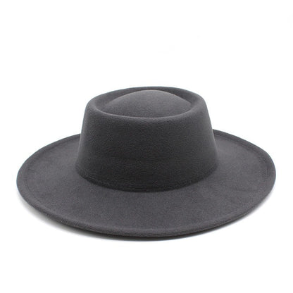 Chapéus Fedora Masculino Feminino Aba Larga 8.5CM Lã Feltro Chapéus Jazz Estilo Britânico 2023 Chapéu Panamá Formal Social