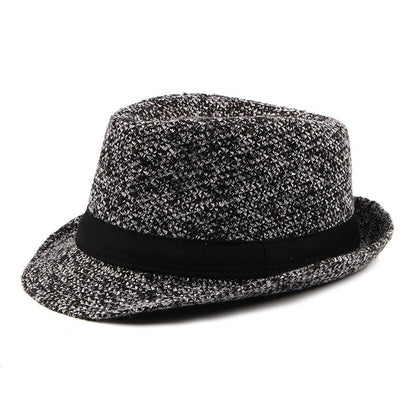 Chapéu de Lã para Casamento Primavera Verão para Homens de Meia-Idade, Casal, Moda Outono Inverno, Festa Xadrez, Design de Luxo, Chapéu Jazz Fedora para Mulheres
