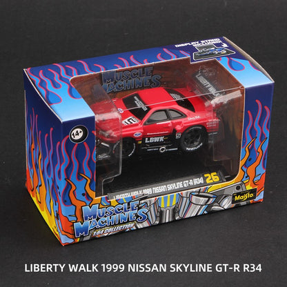 Maisto 1:64 Muscle Machines Carro de Metal Fundido Miniatura Veículos de Brinquedo Chevrolet Camaro Nissan Gtr Toyota Ae86