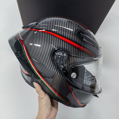 Capacete Unissex Pista Fechado para Moto Off-Road de Corrida Segurança Capacete de Proteção Aprovado ECE DOT Capacete de Ciclismo