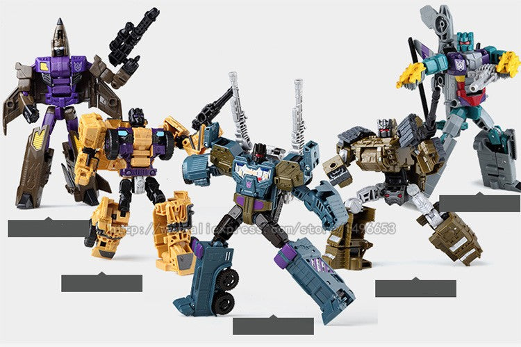 NOVO Chegou G1 KO Brinquedos de Transformação 5 EM 1 Boneco de Ação Clássico Dinossauro Robô Modelo Presente para Crianças