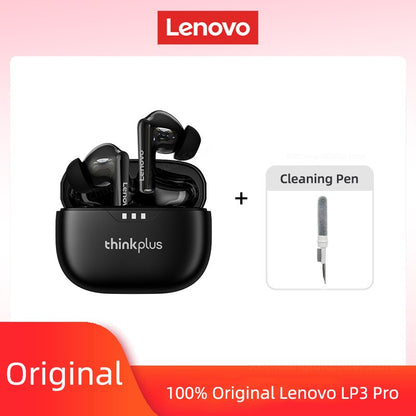 Fone de ouvido Lenovo original 2025, sem fio Bluetooth 5.3, fones de ouvido estéreo HiFi com cancelamento de ruído, fones de ouvido esportivos com controle de toque, novo presente