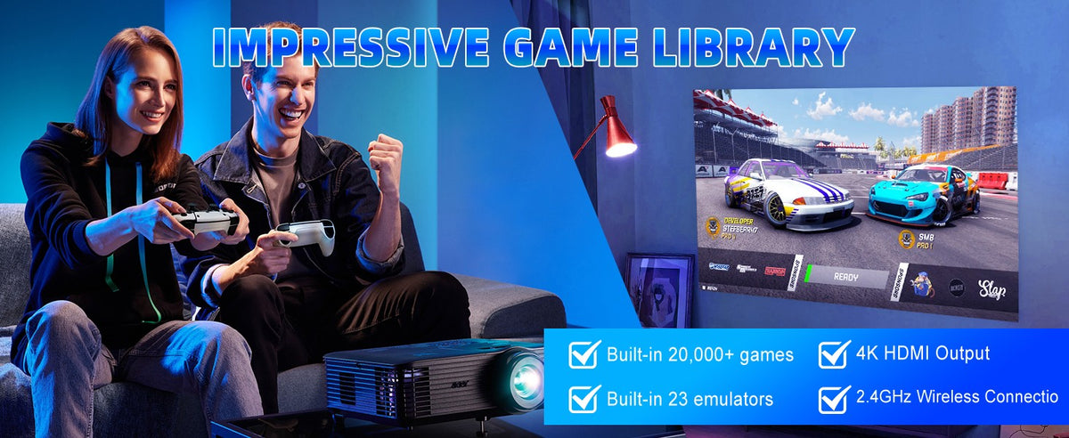 M15 4K TV Retro Handheld Game Console Stick 2.4G Dual Wireless Controller 20000+ Classical Games 23 Classic Emulaters
