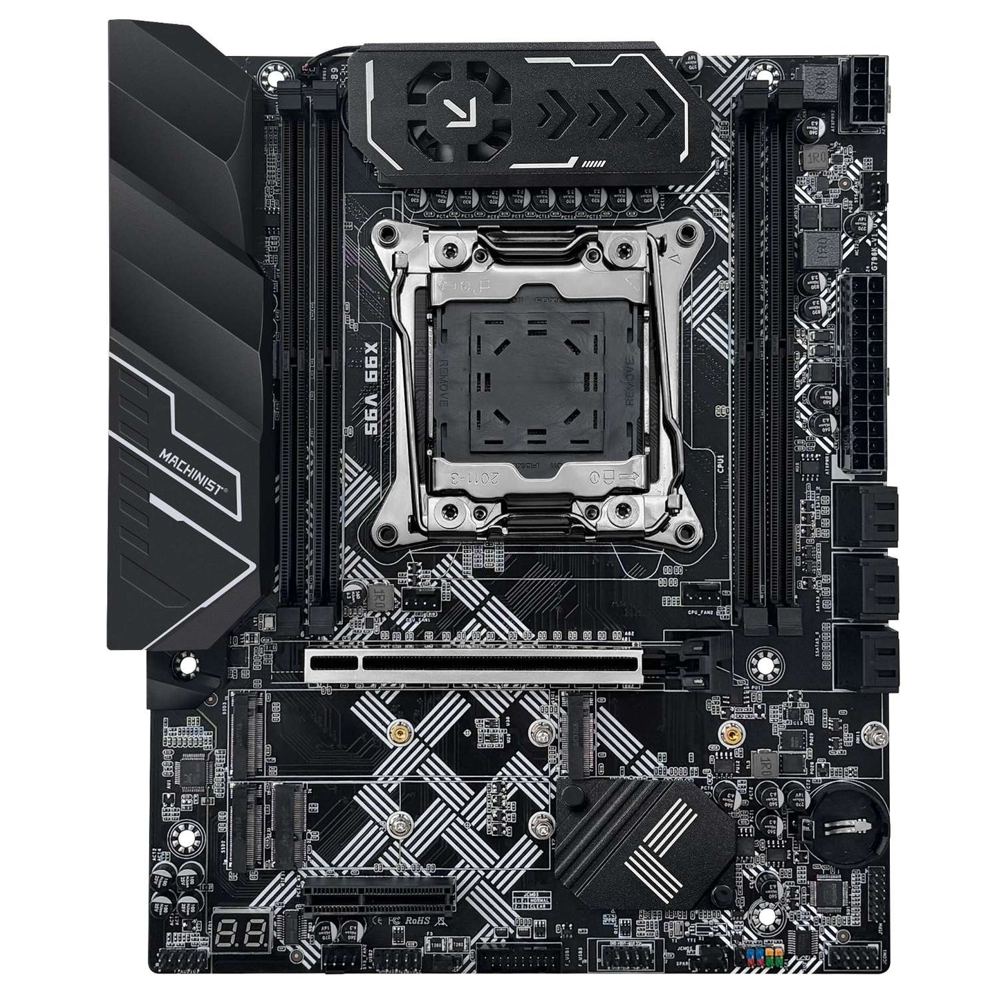 MACHINIST X99 V9S Motherboard Support TPM2.0 LGA 2011-3 Xeon E5 cpu DDR4 RAM C612 chip with 3*NVME M.2 slot SATA3.0 USB3.0
