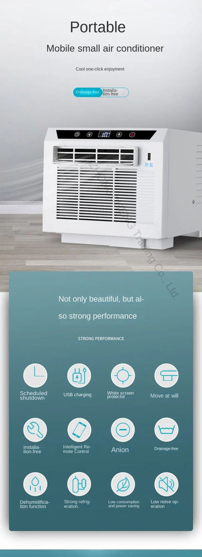 Portable Camping Tent Air Conditioner 220v Dedicated Free Installation Removable Air Conditioner Compressor