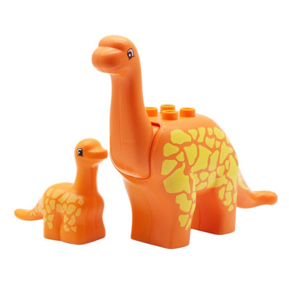 Grandes Blocos de Montar Animais Acessórios Compatíveis com Conjuntos de Tijolos de Zoo Dinossauro Criatividade Brinquedos DIY para Crianças Presente