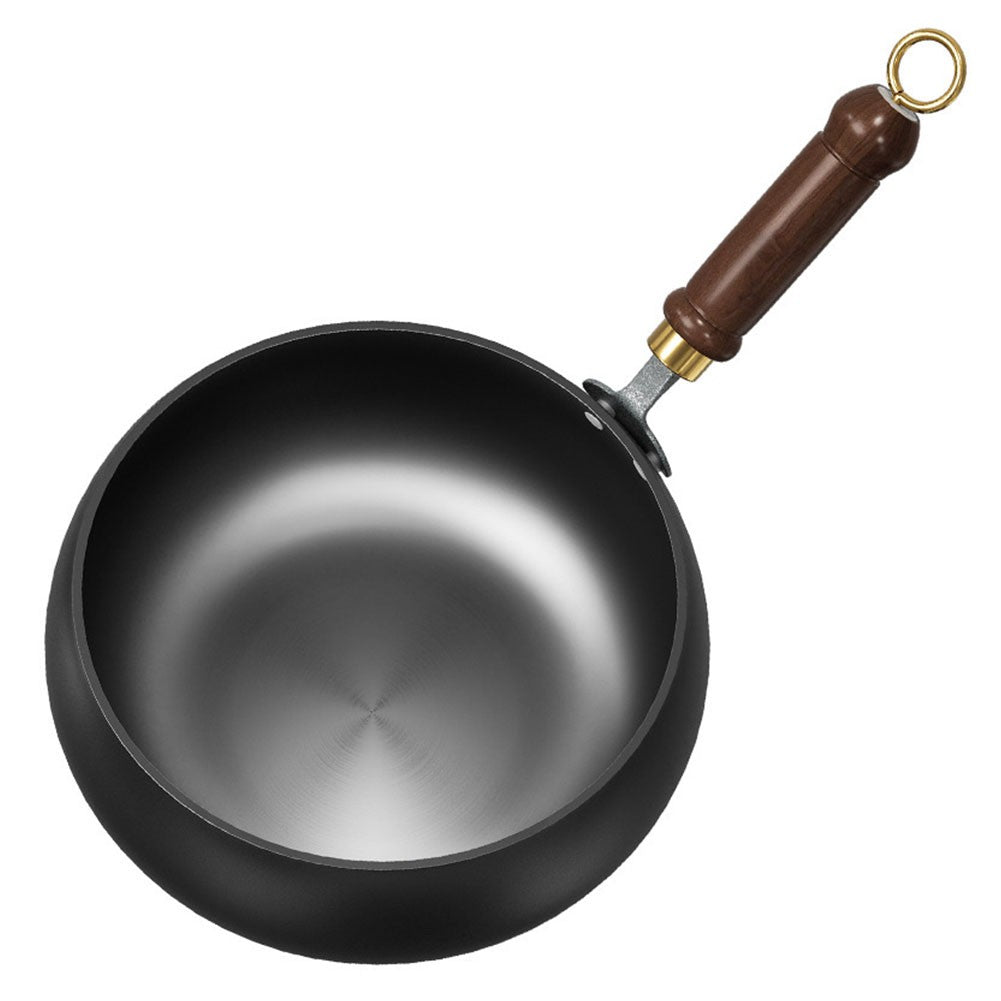 20/24CM Household Stir Fry Stew Pot Big Belly Pot Uncoated And Non Stick Household Stir Fry Pot For Hiking Camping Universal Pan