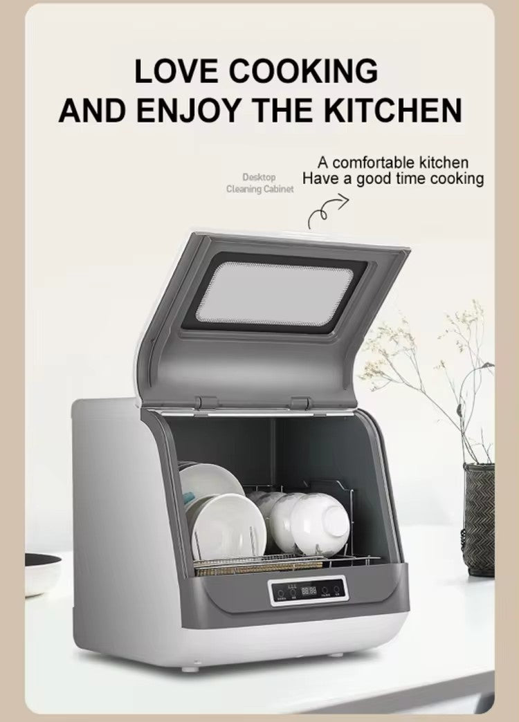 Household Countertop Disinfect Portable Embedded Dishwasher Machine Without Installation