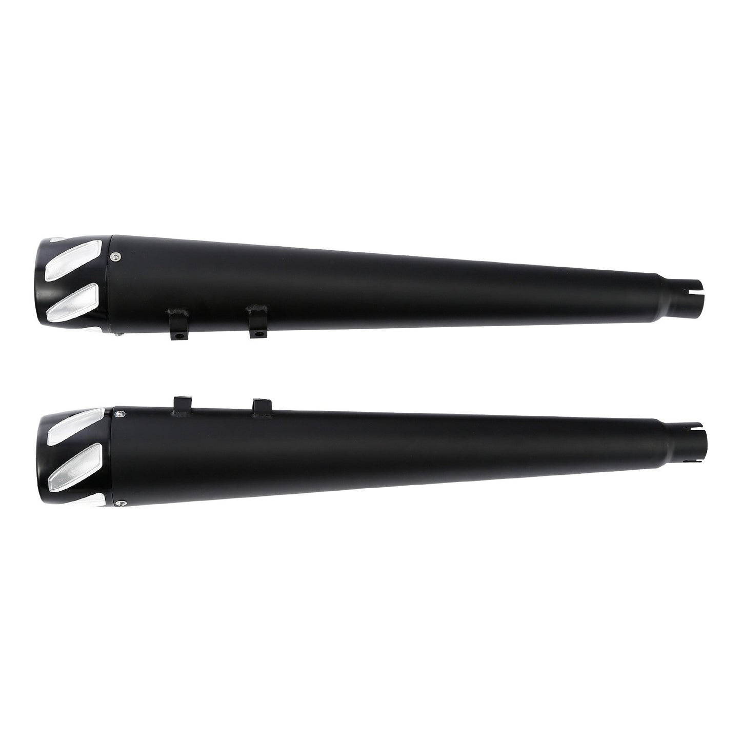 Motorcycle 4" Slip-on Mufflers Exhaust Pipes For Harley Touring Electra Street Glide 1995-2016