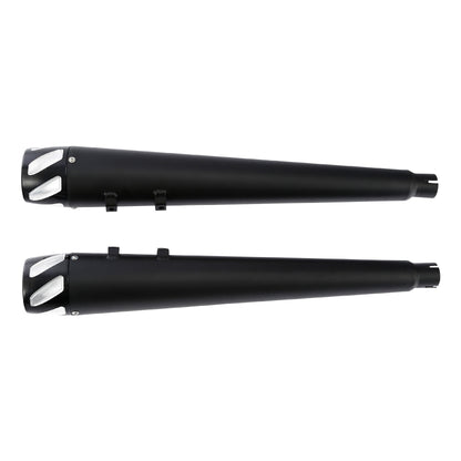 Motorcycle 4" Slip-on Mufflers Exhaust Pipes For Harley Touring Electra Street Glide 1995-2016