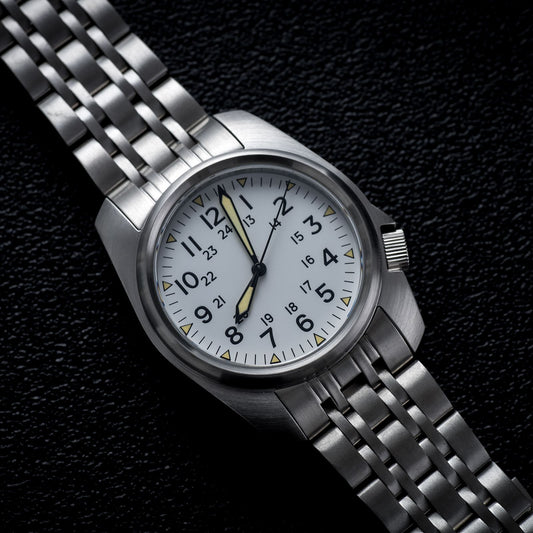 Sapphire Crystal Men Watches Japan movement waterproof 5Bar Swimming Luxury Business Stainless Steel vintage Pilot Men watch