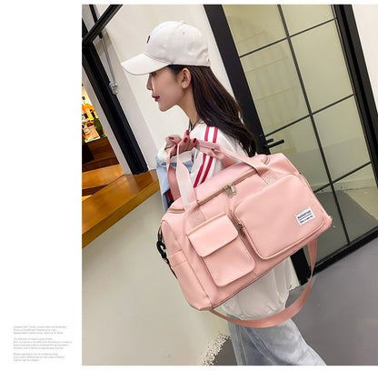 Womne's Travel Bags Handbags Gym Shoulder Bags Oxford Fitness Camping Trekking Bags Hiking Waterproof Outdoor Crossbody Bag