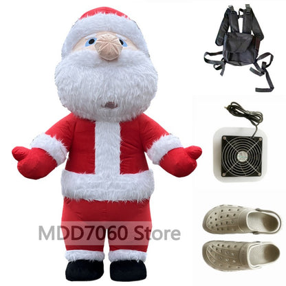 Giant Panda Inflatable Costume Street Funny Polar Bear Mascot Costume Party Role Playing Plush Inflatable Mascot Costume
