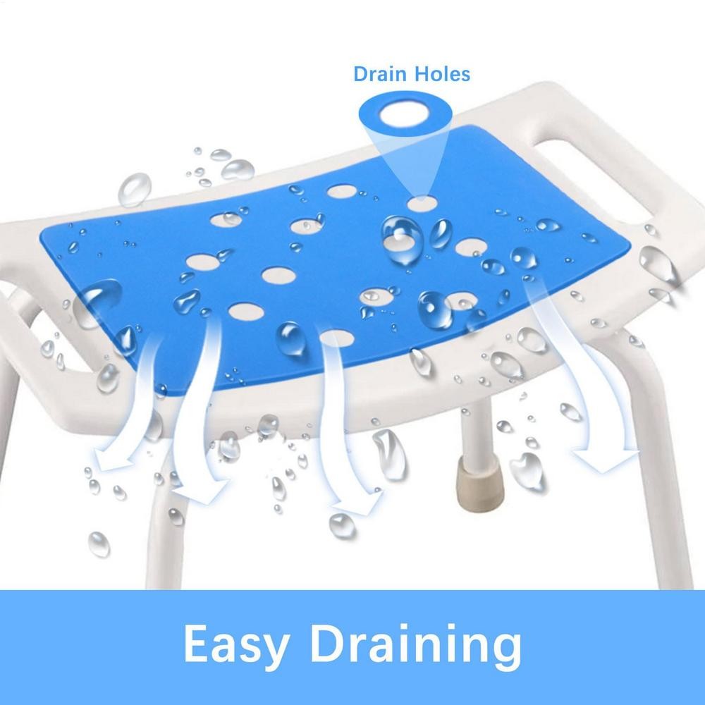 Non-Slip Shower Stool Cushion Anti-Skid Bath Chair Mat Waterproof Bathroom Safety Pad EVA Seat Cushion for Tub Acessories