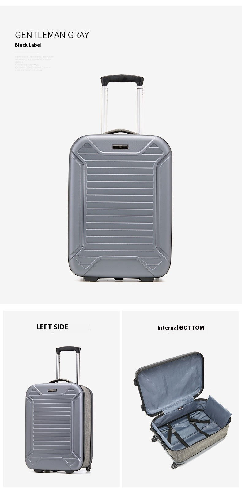 Nova mala de viagem dobrável, design multifuncional de 20 polegadas, para embarque e negócios, com senha