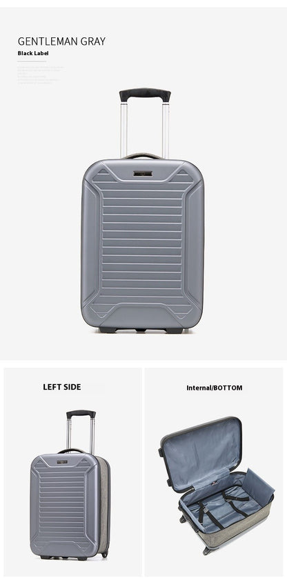 Nova mala de viagem dobrável, design multifuncional de 20 polegadas, para embarque e negócios, com senha