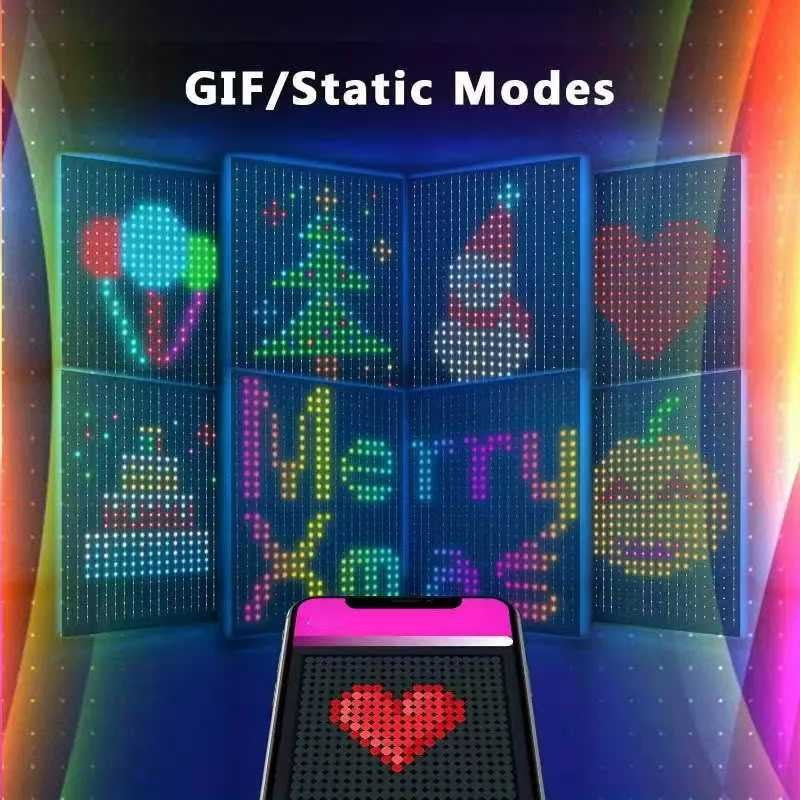 DC5V WS2812 Fairy Lights Curtain Led String RGBIC Led String Light Decor Dimmable Bluetooth APP Control for DIY Christmas Party