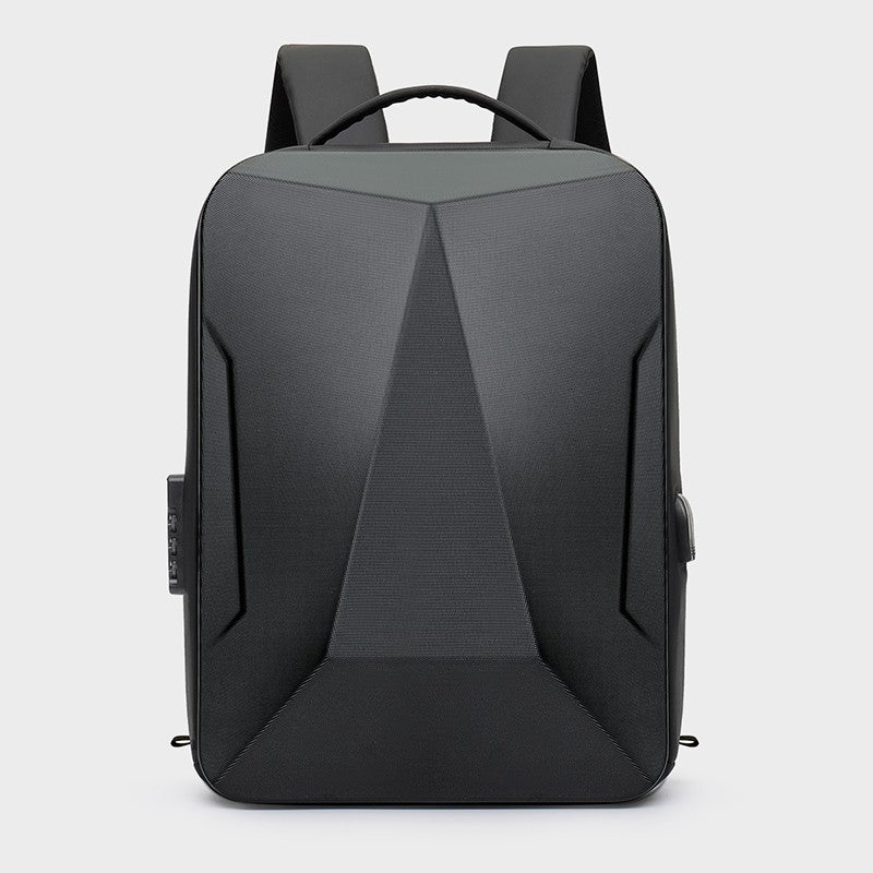 Men's Expandable Computer Backpack Large Capacity Business Travel Trip Luggage Bag E-Sports Game Hard Shell Backpack