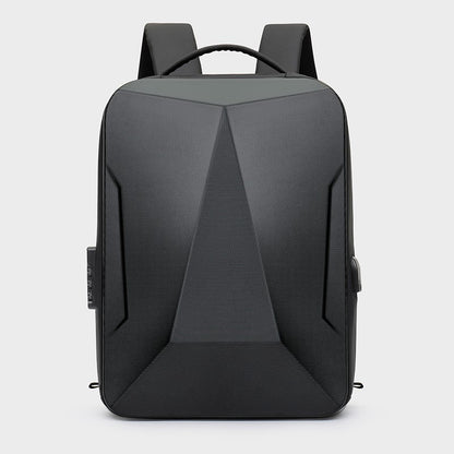 Men's Expandable Computer Backpack Large Capacity Business Travel Trip Luggage Bag E-Sports Game Hard Shell Backpack