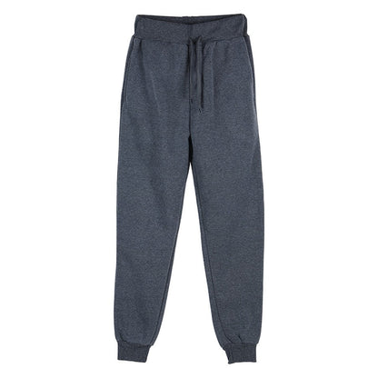 Calças de Moletom Masculinas/Femininas Casuais de Lã Calças Esportivas Unissex Moda Lisa Solta Calças Streetwear Outono Inverno Corrida Fitness P