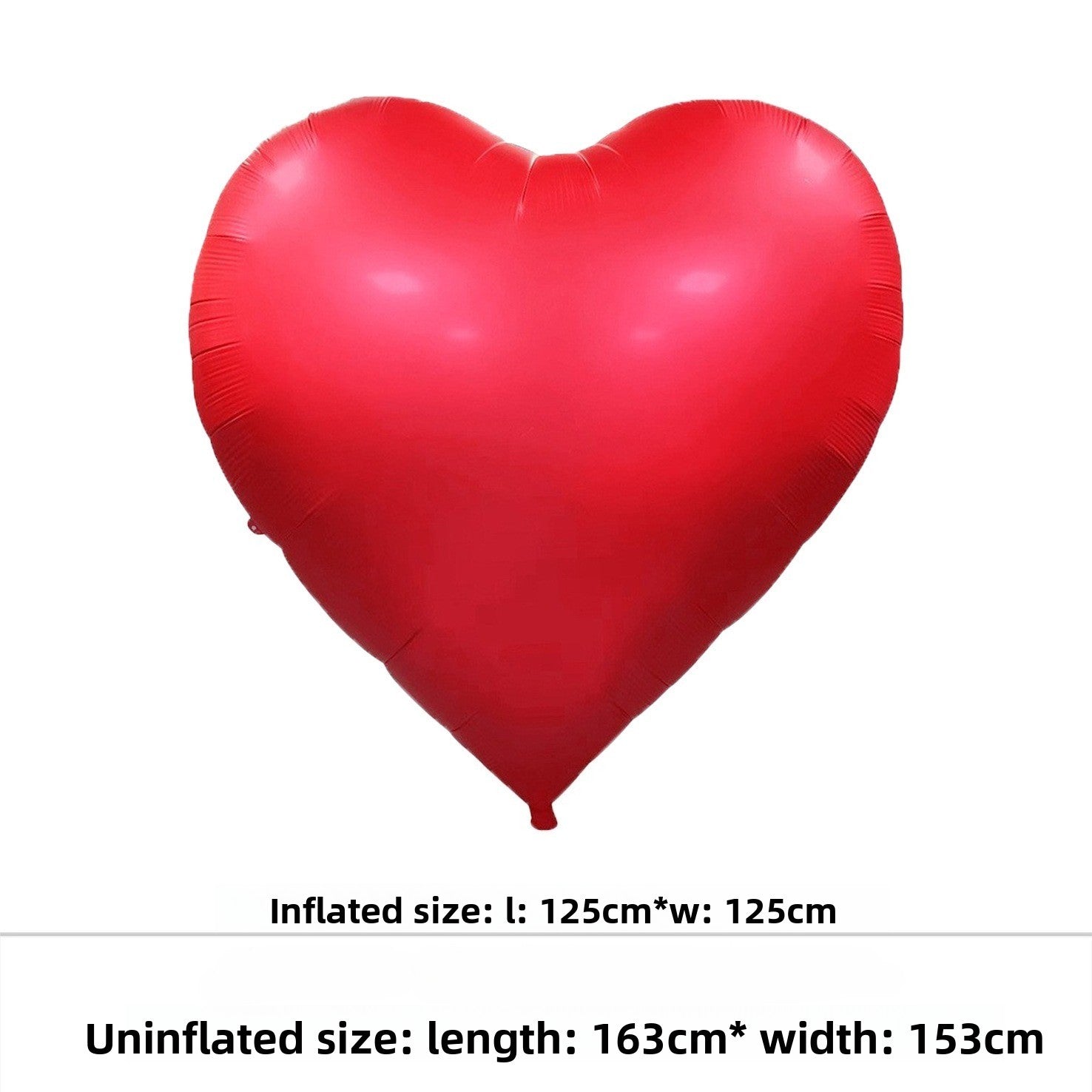 Giant 63 Inch Heart Aluminum Foil Balloon for Birthday Wedding Christmas Eve Valentine's Day New Year Party DIY Decoration