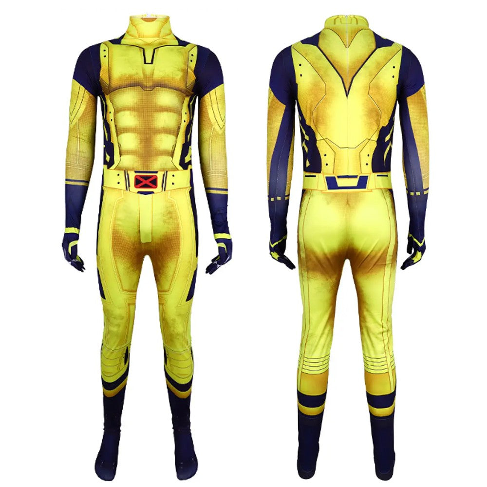 Wolverine Logan Battle Suit Claws Mask DEADPOOL 3 Movie Character Kids Adults Role Play Costume Wolf Paws Bodysuit Comic Con