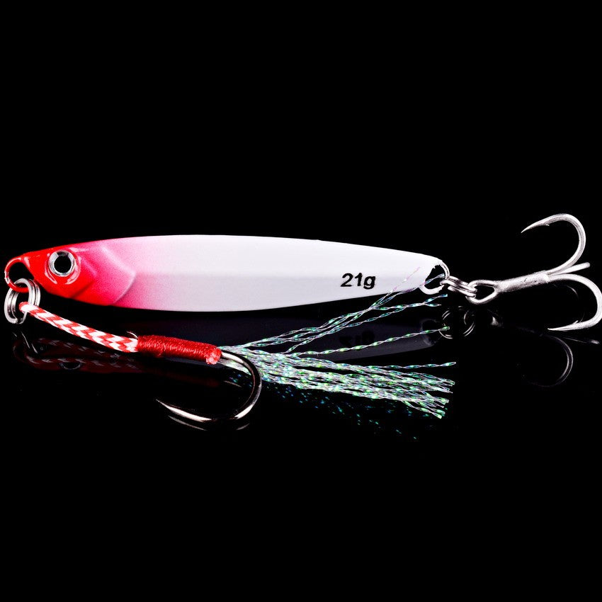 3/5/8 unidades de iscas de pesca de metal Jig Set 7g 10g 14g 21g 28g 40g Iscas de Jigging de arremesso em costa marítima Colher isca artificial de água salgada