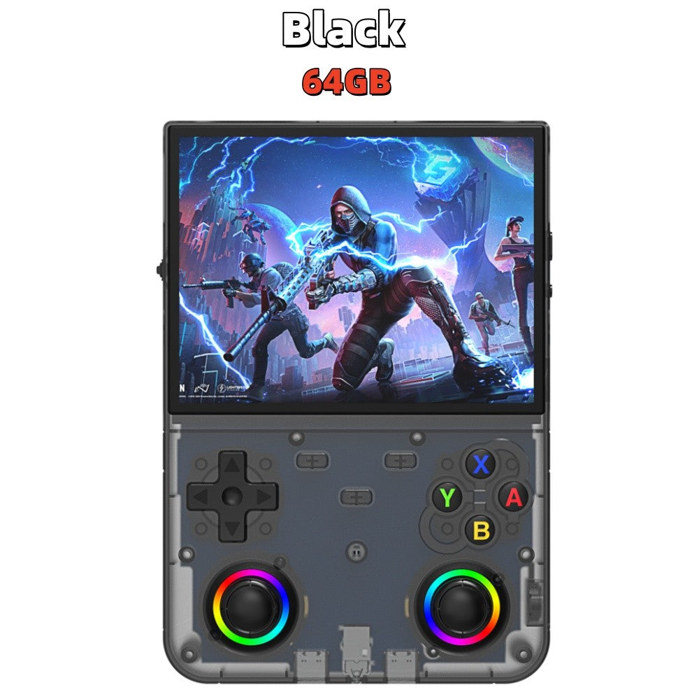 New R36 Ultra X Handheld Game Player WIFI 4.5 Inch IPS Screen Games Open Source Retro Video 64G/128G Memory