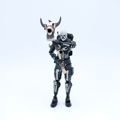 Fortnite Raptor Cavaleiro Negro Soldado Caveira Líder do Esquadrão Abraço Boneco de Ação Decoração de Quarto Brinquedos Presente para Crianças