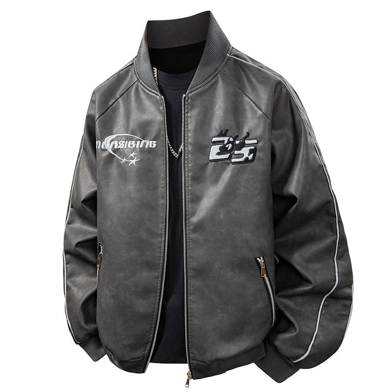 Leather Jacket Men Suede Coats Black Oversized 6XL 7XL 8XL Plus Size Street Motorcycle Autumn Hip Hop Brand Waterproof Autumn