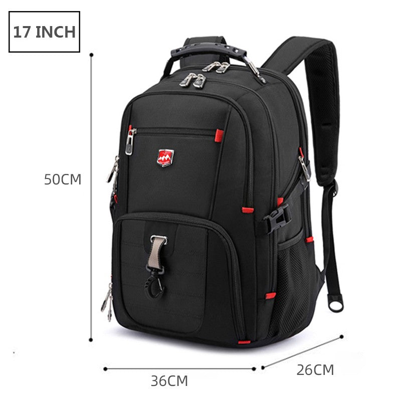 Waterproof 20 Inch Laptop Backpacks USB Charging School Bag Anti-theft Men Backpack Travel Backpack Male Mochila High Capacity