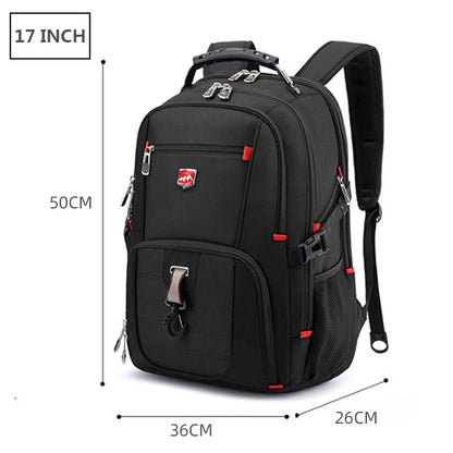 Waterproof 20 Inch Laptop Backpacks USB Charging School Bag Anti-theft Men Backpack Travel Backpack Male Mochila High Capacity