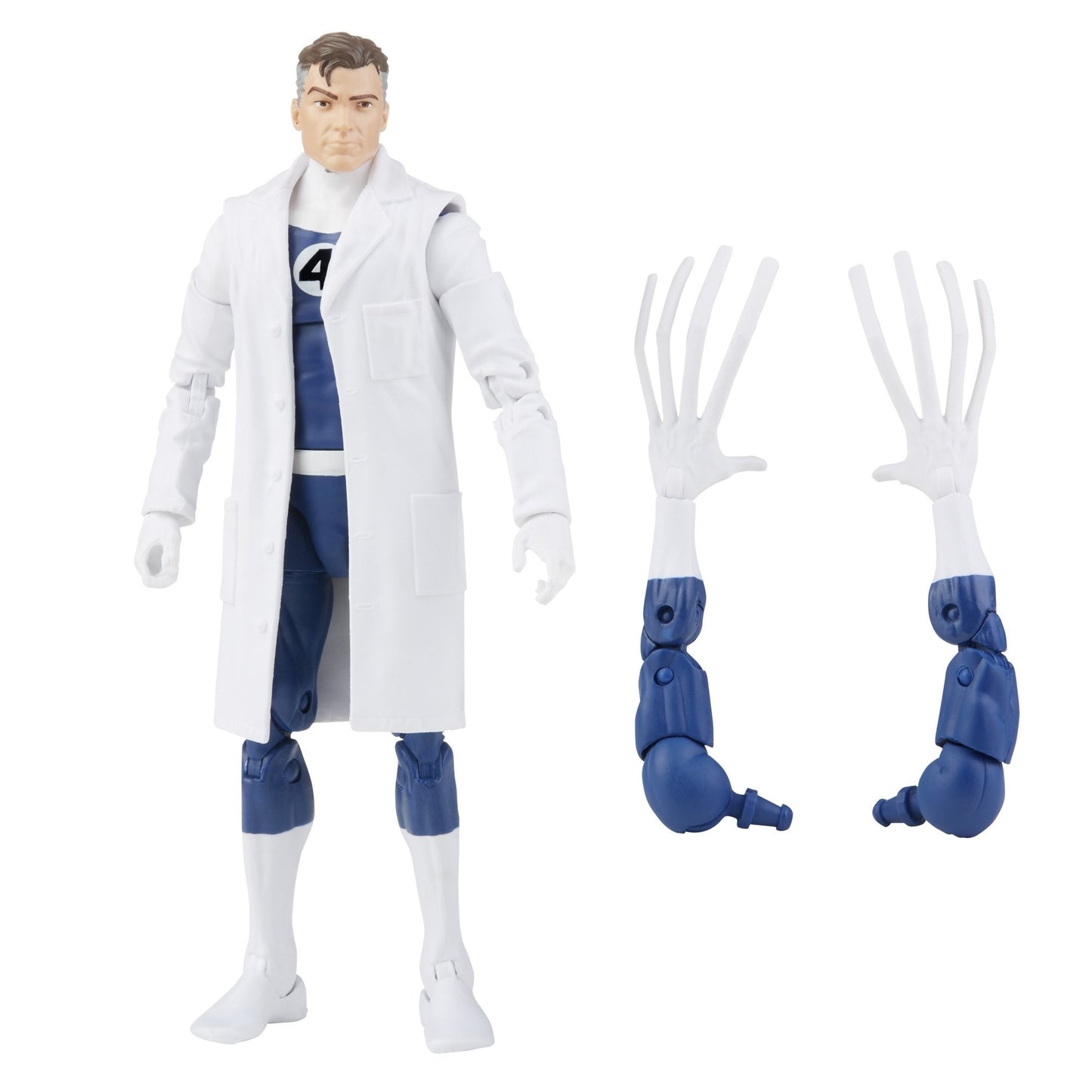 Marvel Legends Quarteto Fantástico Retro Onda O Coisa Mulher Invisível Sr. Fantástico Tocha Humana Homem Psico Boneco Articulado 6"