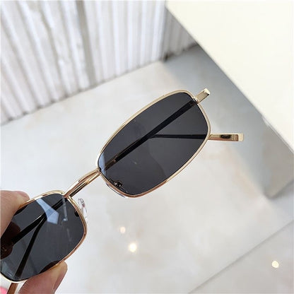 New Small Frame Rectangle Sunglasses Women's Brand Designer Square Sun Glasses Classic Men's Vintage Eyewear UV400 Gafas De Sol